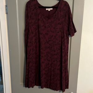 Loft plus 20/22 knee length dress.